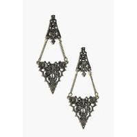 Chandelier Boho Earrings - gold