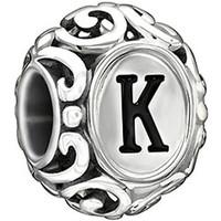 Chamilia Charm Letter K Silver