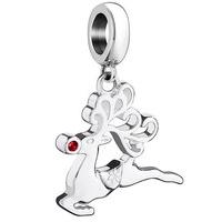 Chamilia Charm Leaping Rudolph Silver