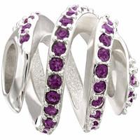 Chamilia Charm Modern Glam Purple