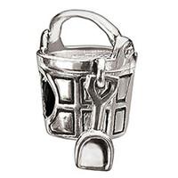 chamilia charm pail shovel silver