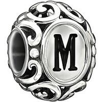 Chamilia Charm Letter M Silver