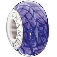 Chamilia Charm Purple Waves Bead