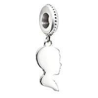 Chamilia Charm Boy Silhouette Silver