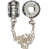Chamilia Charm Safety Chain Lock Silver