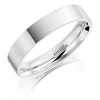 Charles Green Flat Court Shape Wedding Ring