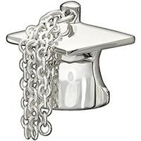 Chamilia Charm Graduation Hat Sterling Silver