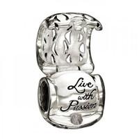 chamilia charm live with passion bead d