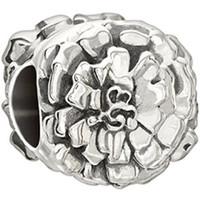 Chamilia Charm Garden Club October Marigold Silver