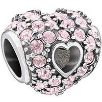 chamilia charm pave open heart