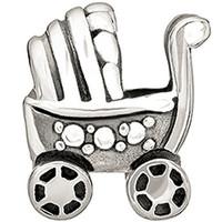 Chamilia Charm Baby Buggy Silver