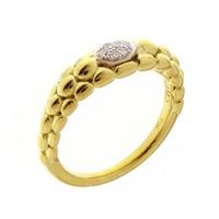 Chimento Stretch 18ct Yellow Gold 0.07ct Diamond Ring