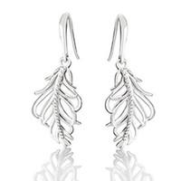 chamilia earrings feather silver