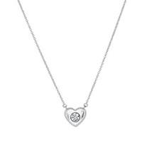 Chamilia Necklace 2015 Ltd Edition Whole Hearted Gift Silver