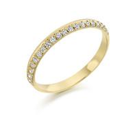 Charles Green Diamond Set Wedding Ring