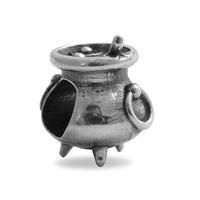 Charm Silver Witches Cauldron