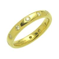 Charles Green Diamond Set Wedding Ring