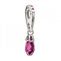 Chamilia Charm Briolette Drop Fuchsia D