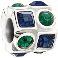 Chamilia Charm Circle & Square Green & Blue