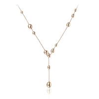 Chimento Armillas Acqua 18ct Rose Gold 0.01ct Diamond Long Necklace
