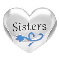 Chamilia Charm Disney Sisters Heart Silver