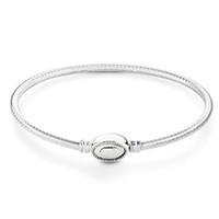 chamilia bracelets oval touch silver bright