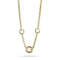Chimento Luna 18ct Yellow Gold Oval Link Necklace D