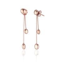 Chimento Armillas Acqua 18ct Rose Gold Double Drop Earrings