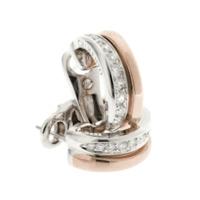 Chimento 18ct White Rose Gold Diamond Earrings D