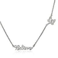 Chamilia Necklace Disney Believe Silver