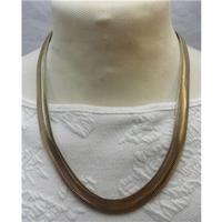 chunky gold chain necklace and bracelet set unbranded size medium meta ...