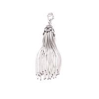 chlobo silver large tassel pendant charm sp934