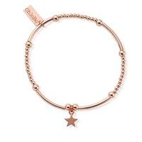 ChloBo Cute Mini Rose Gold Plated Star Bracelet RBCM802