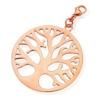 ChloBo Rose Gold Plated Tree of Life Pendant Charm RP633