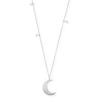 ChloBo Silver Luna Soul Moon Necklace SNLUNA