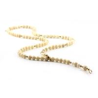 ChloBo Cloud 9 Gold Plated Cream Bamboo Coral Necklet GOLDBCL