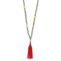 chlobo ladies sun dance pyrite gold plated tassel gnluc899