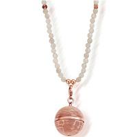 chlobo rose gold plated labradorite harmony ball pendant rnla2943