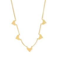 ChloBo Ladies Gold Plated Arrow Necklet GCMUL897