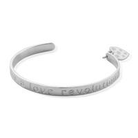 chlobo silver love revolution bangle sbbanc997