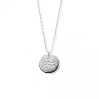 chlobo ladies silver zodiac aquarius pendant snzod867