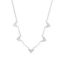 ChloBo Ladies Silver Multi Arrow Necklace SCMUL897