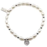 ChloBo Oystins Mini Heart in Circle Bracelet SBPMIN009