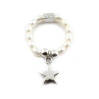 ChloBo Mini Freshwater Pearl Star Ring SRP2806