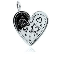 chrysalis silver bliss hearts and kisses tag charm crcn0028