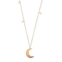 ChloBo Rose Gold Plated Luna Soul Moon Necklace RNLUNA
