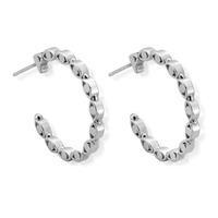 ChloBo Mayas Light Evil Eye Hoop Earrings SEH493