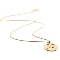 ChloBo Gold Plated Peace Pendant GOLDcurb1