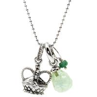 chrysalis silver crown jewels necklet crnm38silv03 40