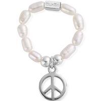 chlobo ladies mini peace symbol ring srp1107